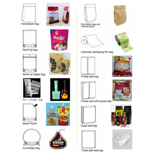 Eco Friendly Chips Snack Heat Seal Pouch with Gravure Printing and Sealing Handle