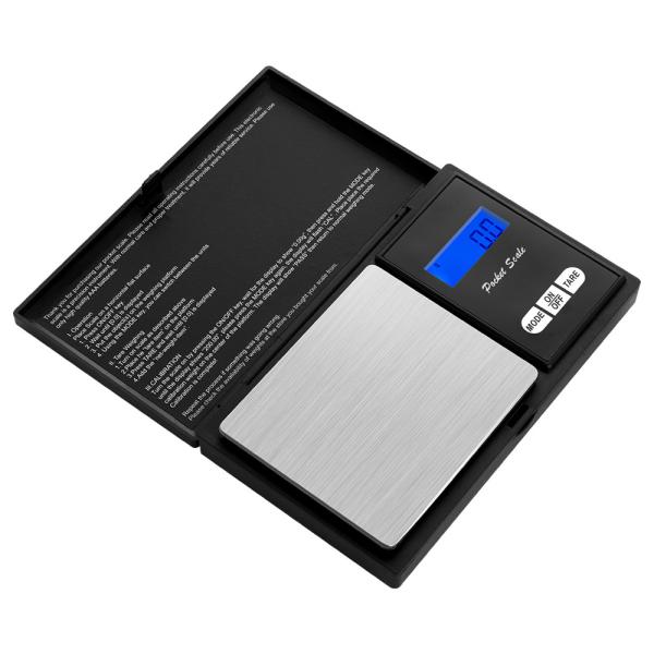 Mini balance électronique de précision en acier inoxydable ABS pour bijoux, affichage LCD 0,01 g, alimenté par batterie, 12 mois