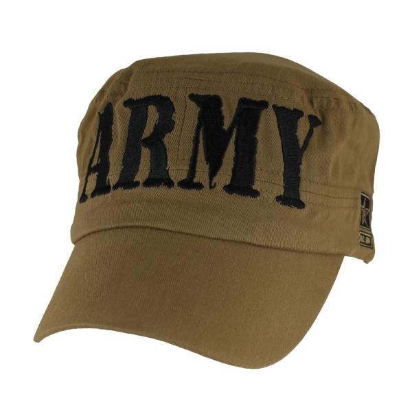 Full Colored Unisex Mens Army Style Hats With Cotton Poly Sweatband 9cm Visor Length