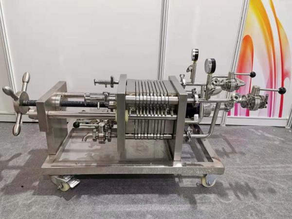 PLC Control Plate Diatomite Homebrew Filter System For Microbrewery Equipment