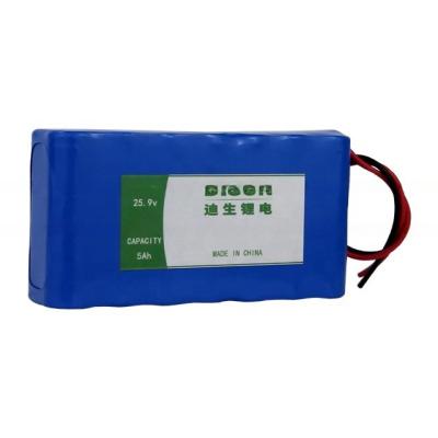 Pack de batterie d'alimentation portable avec matériau d'anode NCM 25.9v 5Ah NMC Lithium Ion