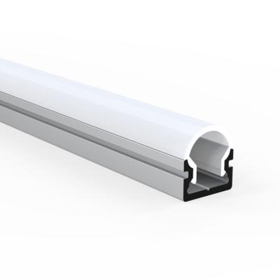 Perfil de LED montado na superfície da tampa do PC Material de alumínio 1M 2M 3M Comprimento