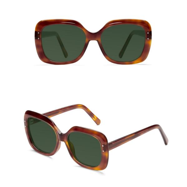 Womens Boyfriend Style Oversize Sunglasses  Vintage UV 400 Protection brand design shade creative frame