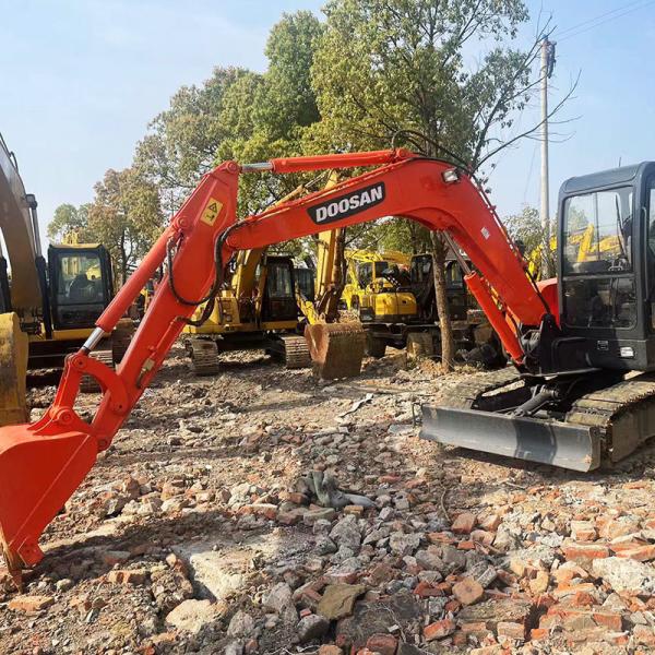 DH55 Used Doosan Excavators 36KW Rated Power 0.2m3 Bucket Capacity High Efficiency