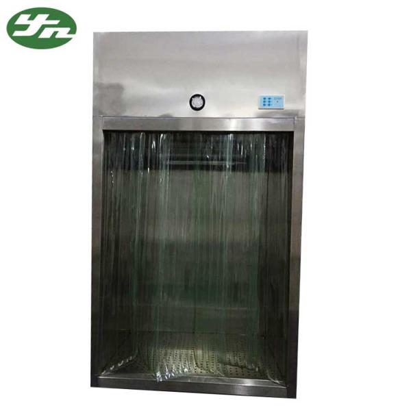 Будочка забора системы воздушных потоков нержавеющей стали ламинарная с противостатической дверью занавеса