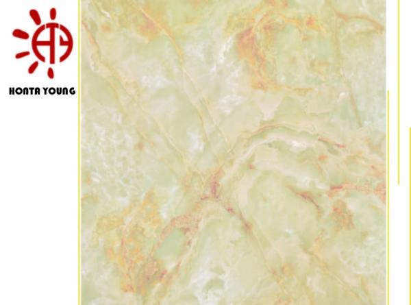 HTY TMG 600*600 Best Selling  Glazed Ceramic Tile with Marble Look Foshan Factory