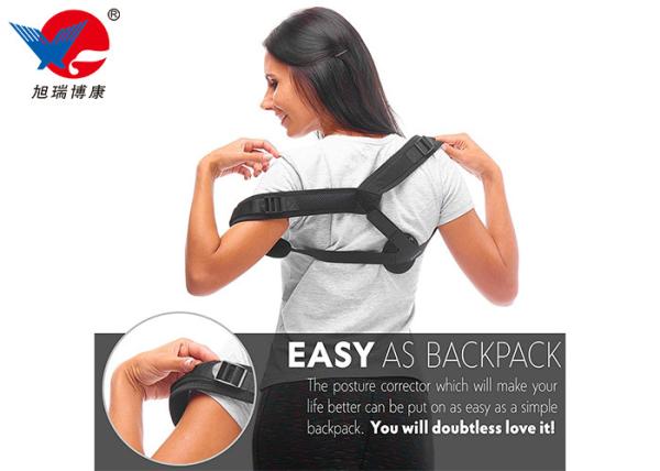Health Care Magnetic Posture Support Corrector Fully Adjustable Dual Strap Design
