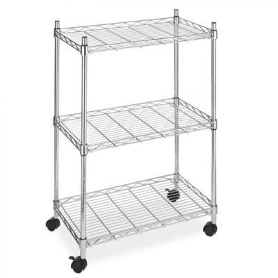 O zinco chapeou a unidade 18 do shelving do fio de 3 séries X 18 restauração, shelving forte do fio da sala fria