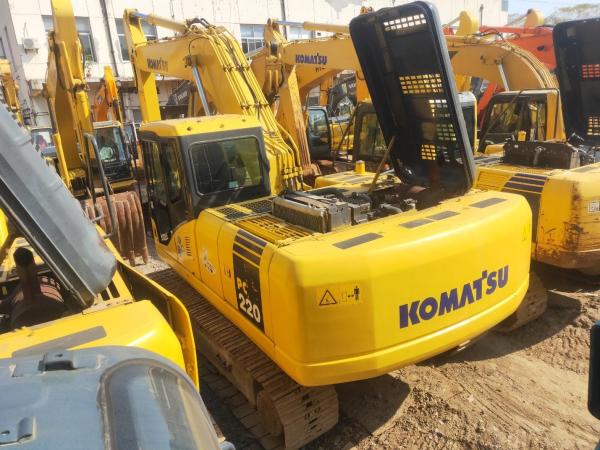                  Used Hot Sales Komatsu Hydraulic Excavator PC220-7 for Construction Work, Track Digger PC220 PC200 Medium Excavator on Promortion             