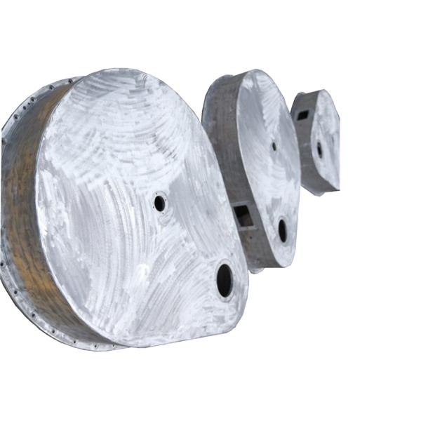 Gear Housing Of Railway Aluminum Sand Casting , Precision Machined Parts