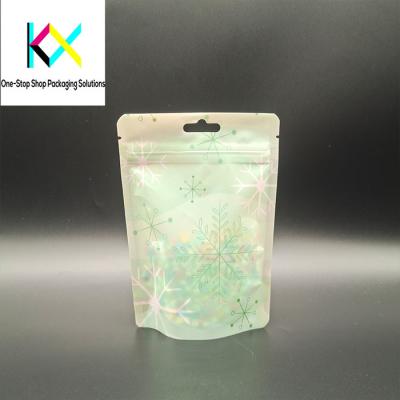Customizable Plastic Pouch Bags Spot UV Zipper Food Packaging Pouch for Commodity