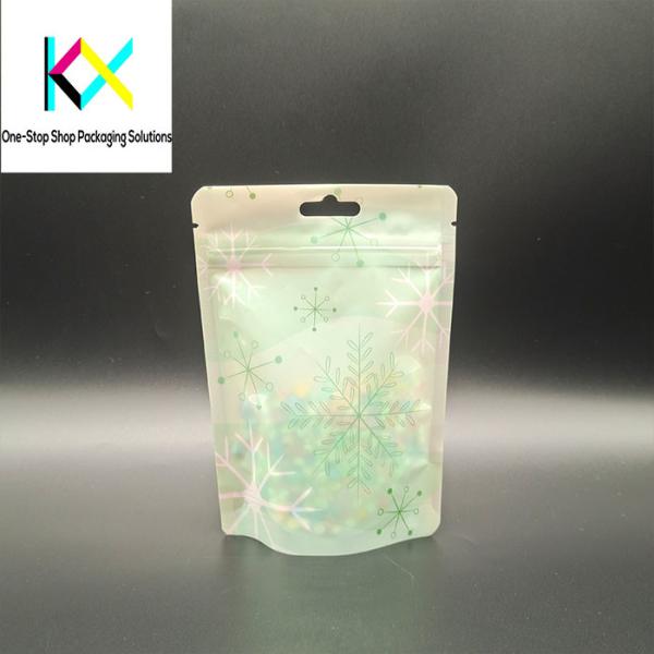 Customizable Plastic Pouch Bags Spot UV Zipper Food Packaging Pouch for Commodity