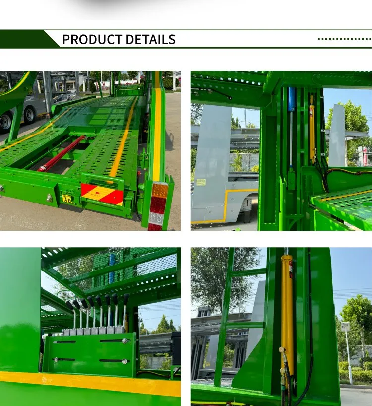 Factory Supply Great Price 2/3 Axle 4-8 Car Vehicle Transport Steel Land Road Multi-Purpose Car Semi Trailer Car Trailer