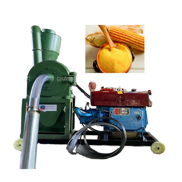 280mm Rotor Diameter Animal Food Grinder for Fine Grinding and 500kg/hour Production