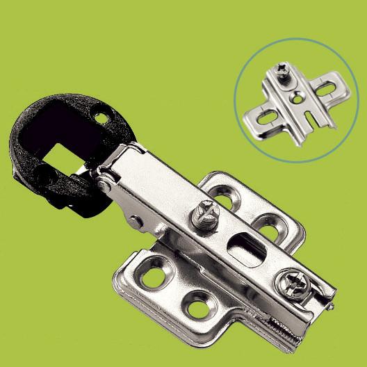 glass door hinge plastic and cold rolled steel furniture hinge full overlay