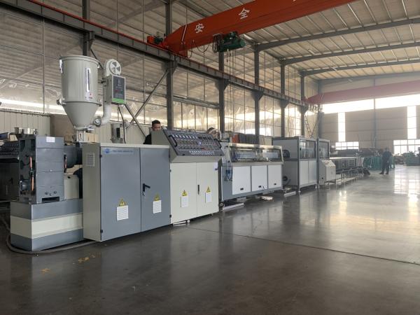 380V.50HZ Power Supply PE Spiral Pipe Extruder with Water Cooling Pipes