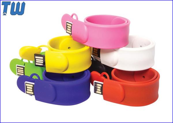 Clap Long Wristband 1GB Pen Drive Disk Storage Device Soft Touch