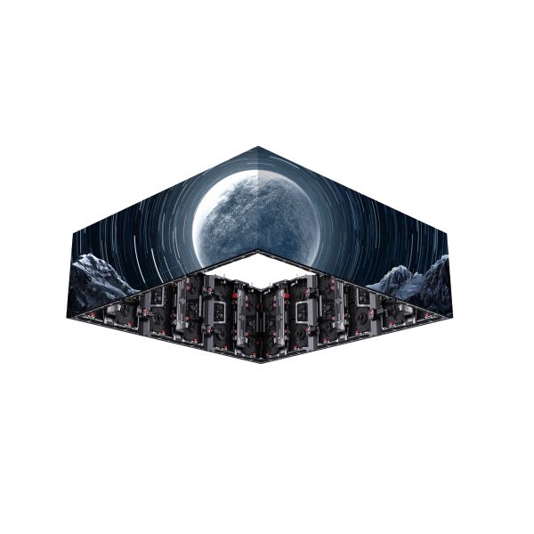 Flexible Indoor Rental LED Screen Lightweight Curved LED Screen Panel P2.6