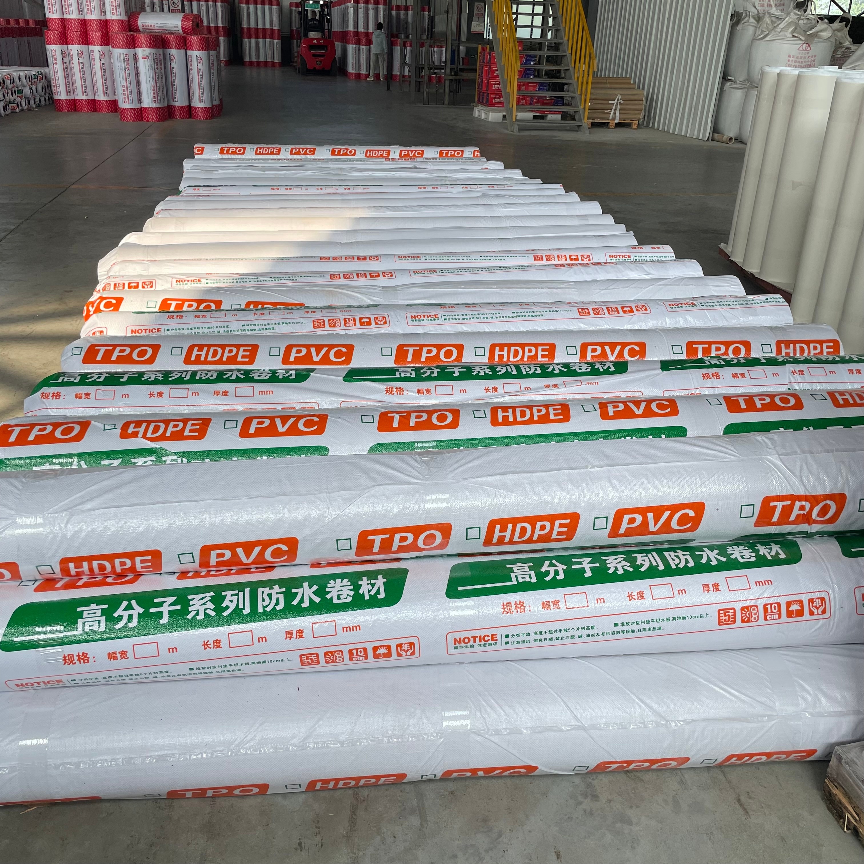 Special TPO Waterproofing Membranes 1m 1.5m 2m Width For Traffic Tunnels