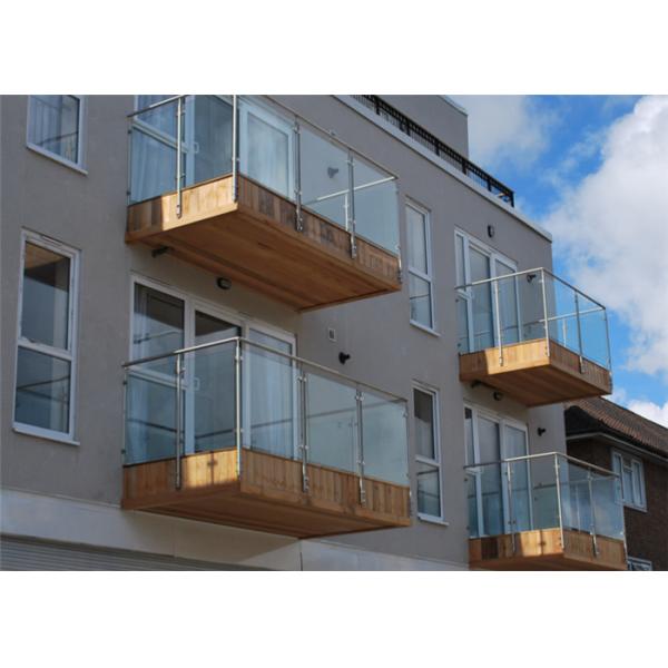 Prima House Stainless Steel And Glass Balustrade Strong And Classical , CE Approved
