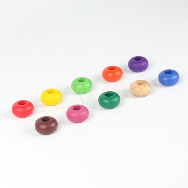 Natural Wooden Beads for Jewelry Making and DIY Crafts