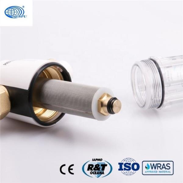 Antibacterial Household Water Purifier Spin Down Filter With Auto Flush