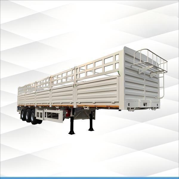 CIMC 3 axle Fence Truck mechanical suspension truck Fence semi trailer