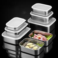 Containers de armazenamento de alimentos de metal 3L de tamanhos múltiplos de aço inoxidável com tampas herméticas