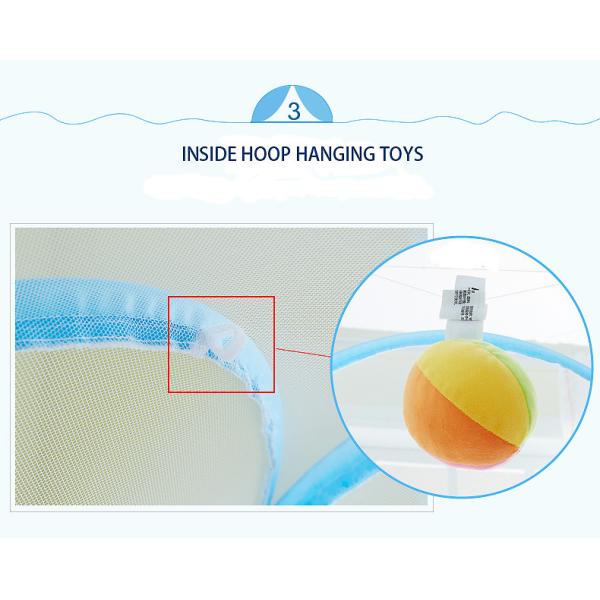 Crib Tent Safety to Keep Baby In, Pop up Crib Net Canopy Keep Baby From Climbing Out, Mosquito Net for Baby Crib