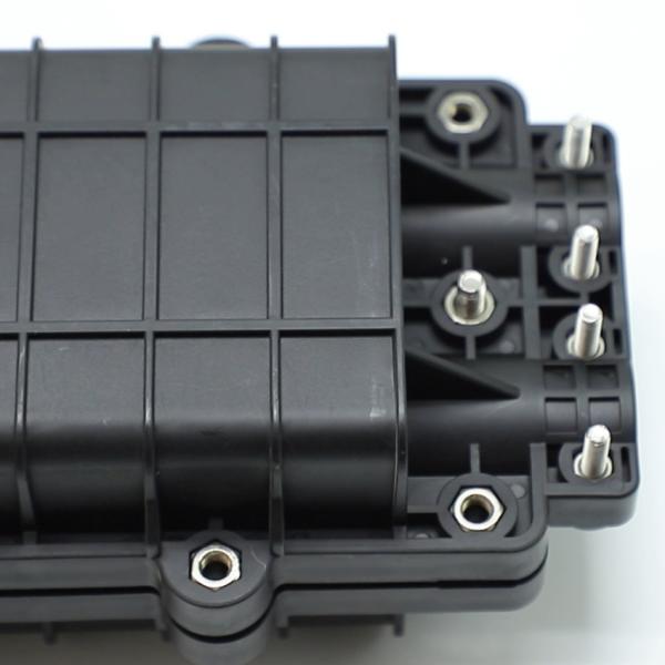 In Line Type 12 24 48 72 96 Core Type With Stand 2 in 2 Out 3 in 3 Out Fiber Optic Splice Closure for Connection