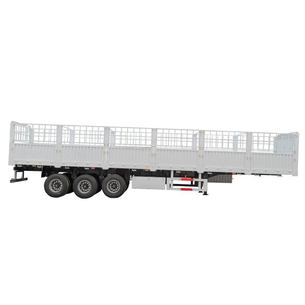 12/16 Tire Number 2/3/4 Axles Warehouse Sidewall Semi Trailer With Jost E100 Landing Gear