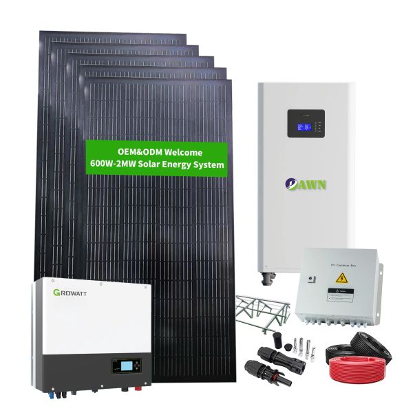 Full Kits Set 20KW Complete PV Panel Energy Storage 20KVA Solar System at Home Price Solar Power Station System