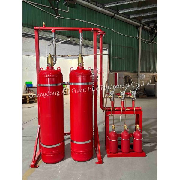 Enclosed Flooding HFC227ea Fire Suppression System Without Residue For Library