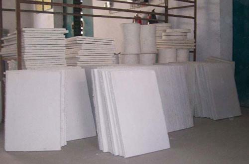 White Aluminum Silicate Fiber Board Used for Building Materials Industry