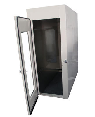 Пропуск нержавеющей стали огромного пола стоя через шкаф, стальную коробку пропуска для чистой комнаты