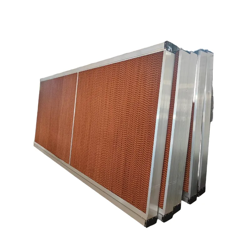 Poultry House Evaporative Wet Curtain Cooling Pad System Low Airflow Resistance