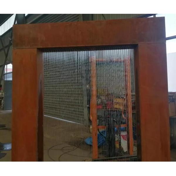 Сад благоустраивая фонтан занавеса дождя Corten фонтана дождя стальной
