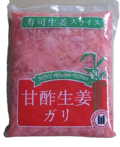 Vinegar Process Japanese White Pink Pickled Sushi Ginger for Open Air Cultivation Type