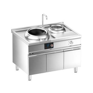 Floor Western Induction Wok Cooker with Cabinet