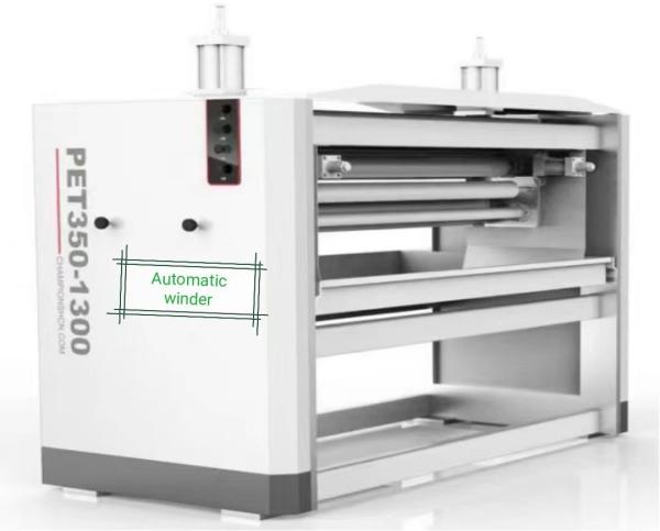 APET PETG CPET PLA Sheet Two Screw Extrusion Line 400-1200kg/H PLC Control