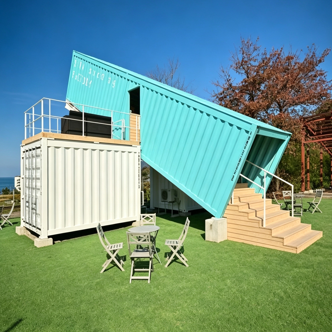 Modern Contemporary Modular Container Cafe Coffee Shop Design Portable Prefab with Trendy Home Style for Urban Pop Spaces