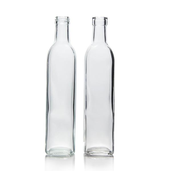 Dark Brown 500ml Marasca Glass Bottle 8 Oz Olive Oil Bottles