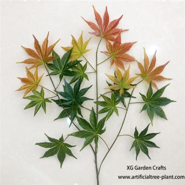 Indoor Simulation Birch Tree Autumn Maple Leaves Show Window Screen Decoration