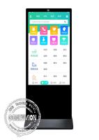 Cámara capacitiva elegante de la señalización de Wifi Digital del quiosco de la pantalla táctil construida en 65