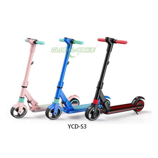 Adjustable Handlebar Children Scooter , Folding Kids Kick Scooter Aluminum Alloy