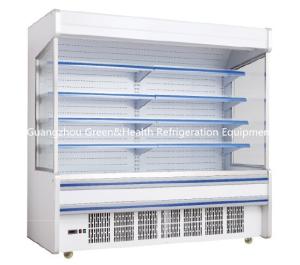 Réfrigérateur ouvert gris de Multideck de fruit/boissons réglable pour l'