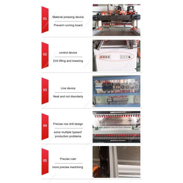 Professional MZ73212 Woodworking Double Rows Wood Drilling Machine for Kitchen Cabinets