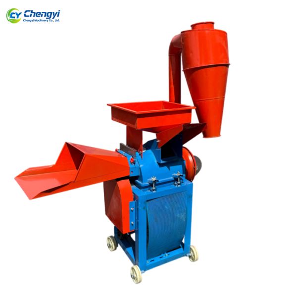 Galvanized Steel Grass Pulping Machine Corrosion Resistant Forage Crusher Feed Processing