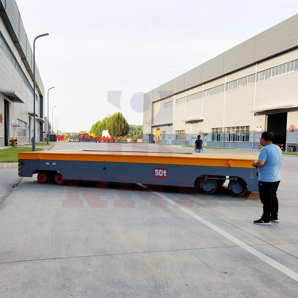 Steerable 50 моторизованной тонн вагонетки передачи, тележки переноса скорости Stepless промышленной