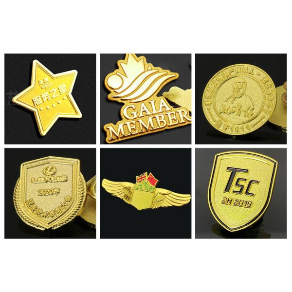Custom Hard Enamel & Color Epoxy Pins - Magnetic Flower Love Design Metal Badges, Eco-Friendly (Factory Wholesale)